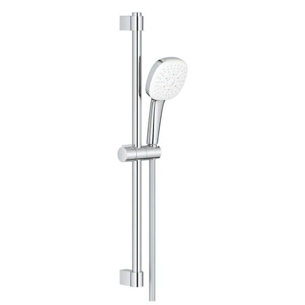 Grohe Tempesta Cube 110 set de douche 600 mm - 3jets - flexible 1/2 x 1750 mm - chrome - 9,5 l/min