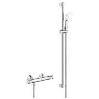 Grohe Grohetherm 500 set thermostat de douche avec set de douche 900 mm - chrome - 9,5 l/min