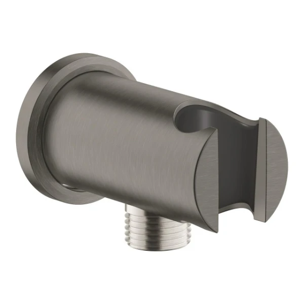 26658AL0 Grohe Rainshower wandaansluitbocht met houder - Brushed Hard Graphite