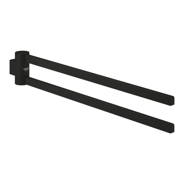 Grohe Selection porte-serviettes - noir mat