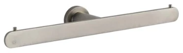 Gessi Emporio Accessoires Porte-papier mural double. Finox nickel brossé
