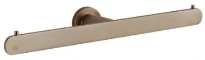 Gessi Emporio Accessoires Porte-papier mural double. Cuivre Brossé PVD