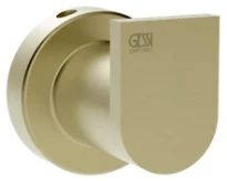 GESSI Emporio Accessories Patère. Brushed Brass PVD