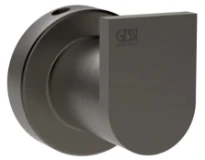 Gessi Emporio Accessoires Patère. Black Metal Brossé PVD