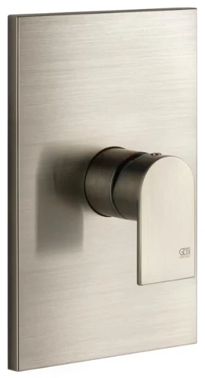 GESSI Via Manzoni Parties apparentes pour mitigeur mural, 1 sortie. Finox Brushed Nickel