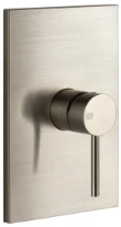GESSI Via Tortona Parties apparentes pour mitigeur mural, 1 sortie. Finox Brushed Nickel