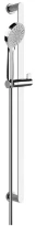 GESSI Emporio Shower Colonne de douche avec douchette anticalcaire et flexible de raccordement 1,50 m, trois sorties. chromé