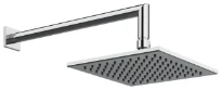 GESSI Emporio Shower Pomme de douche orientable anticalcaire avec bras mural. chromé