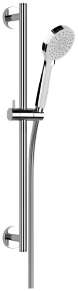 GESSI Emporio Shower Glijstang met antikalk-handdouche drie stralen en buigzame slang 1,50 m Chroom
