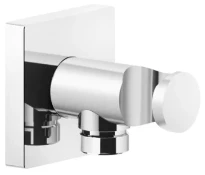 Gessi Emporio Shower Sortie murale coudée avec support fixe pour douchette. chromé