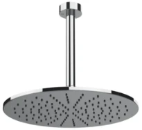Gessi Emporio Shower douche de tête orientable anticalcaire avec bras au plafond. chromé