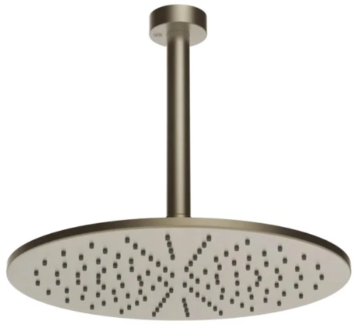 47370#149 Gessi Emporio Shower Antikalk-hoofddouchekop Plafonddouche oriënteerbaar Finox Brushed Nickel