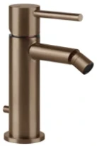 GESSI Via Tortona Mitigeur bidet, avec flexibles de raccordement et vidage. Cuivre Brossé PVD