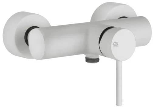 GESSI Via Tortona Mitigeur douche apparent. Blanc CN
