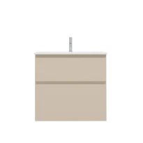 Procasa Klaire 65 - sous meuble lavabo avec 2 tirroirs 700 x 435 x 650 mm - découpe central - soft