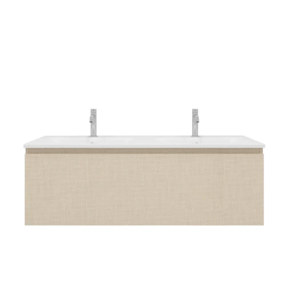 Procasa Klaire 39 - sous meuble lavabo avec 1 tirroir 1200 x 435 x 390 mm - linnen