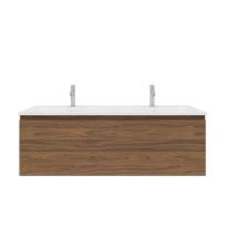 Procasa Klaire 39 - sous meuble lavabo avec 1 tirroir 1200 x 435 x 390 mm - walnut