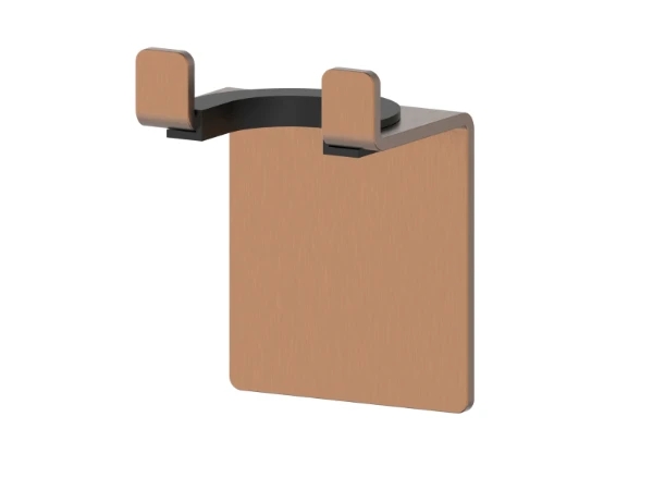 Procasa Vivo houder voor wisser om te kleven - Brushed Copper PVD - koper mat PVD