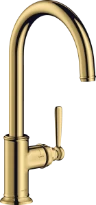 MELANGEUR DE CUISINE AXOR MONTREUX polished gold optic