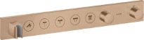 SET DE FINITION AXOR SHOWERCONTROL brushed red gold