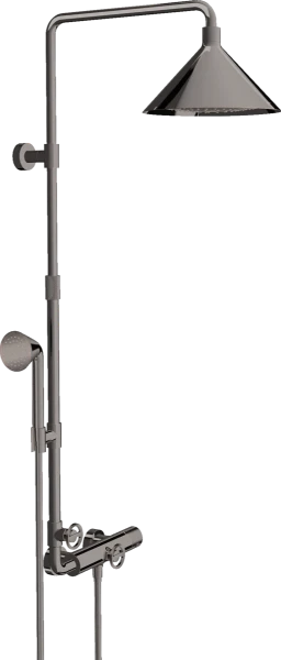 COLONNE DE DOUCHE AXOR SHOWERPIPE polished black chrome
