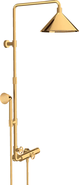 COLONNE DE DOUCHE AXOR SHOWERPIPE polished gold optic