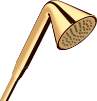 DOUCHETTE AXOR FRONT polished gold optic