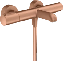 Axor Citterio M robinet thermostatique bain or rouge brossé