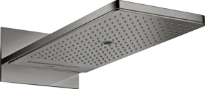 POMME DE DOUCHE AXOR SHOWERSOLUTIONS 250 MM - 580 MM o polished black chrome modele mural 3 jet - set de finition
