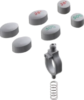 Hansgrohe ET bouton poussoir pour thermo hg132410