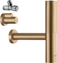 Axor Flowstar siphon laiton brossé