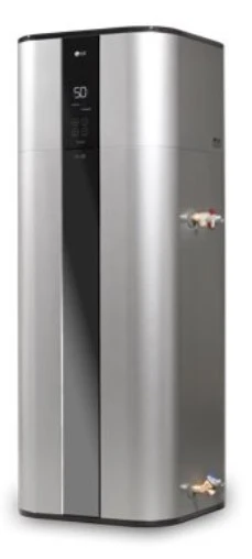 LG Therma V boiler thermodynamique 200 l - SG Ready - 2+2 kW - verticale - modèle au sol - label ERP sanitaire: A+