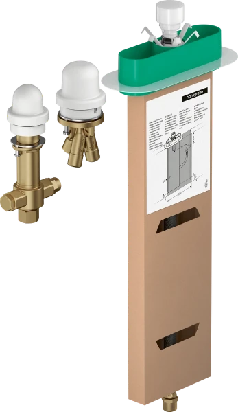 Hansgrohe Universal kit de base pour mitigeur de baignoire à 3 trous sur rebord