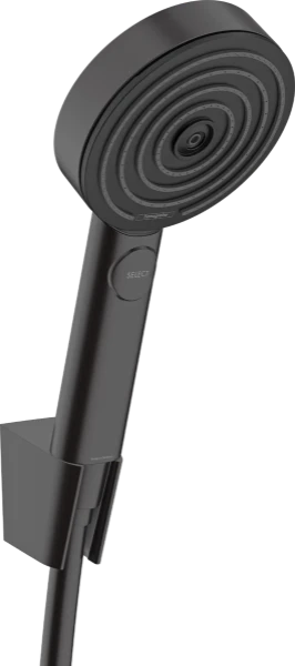 Hansgrohe Pulsify Select S 105 set de douchette à main 3jet Relaxation EcoSmart avec flexible 1/2 x 1600 mm - noir mat