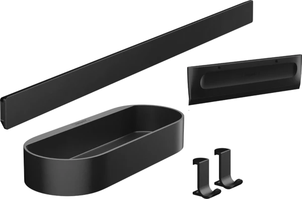 Hansgrohe WallStoris doucheset - zwart mat