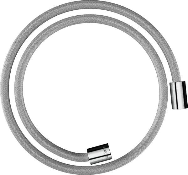 Axor ShowerSolutions textiel doucheflexibel 1/2 x 1250 mm - chroom - met cilindrische moeren
