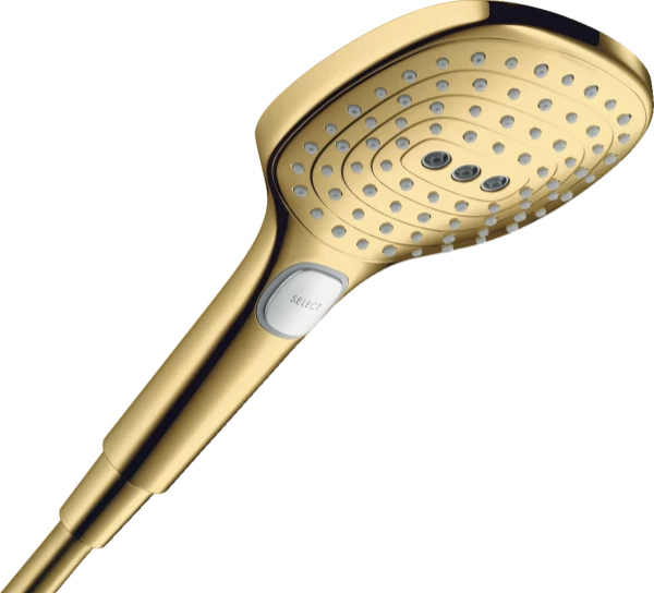 Hansgrohe Raindance Select E 120 douchette à main 3jets EcoSmart+ - Polished Gold Optic