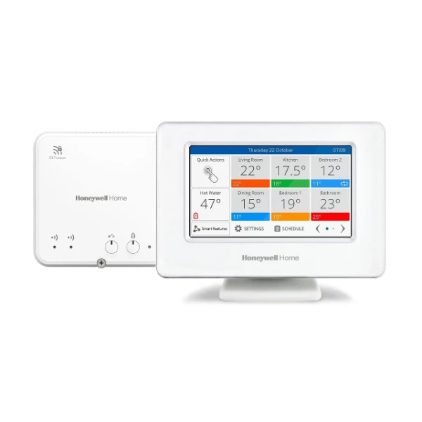 Honeywell Evohome thermostat intelligent avec module de contrôle (ON/OFF + Opentherm) - blanc
