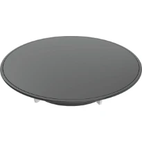 Cache pour ouverture d’évacuation Geberit Split d90 - pour siphon de douche - garde d’eau 30/50 mm - noir / mat - noir / brillant