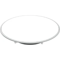 Cache pour ouverture d’évacuation Geberit Split d90 - pour siphon de douche - garde d’eau 30/50 mm - blanche - chromé mat