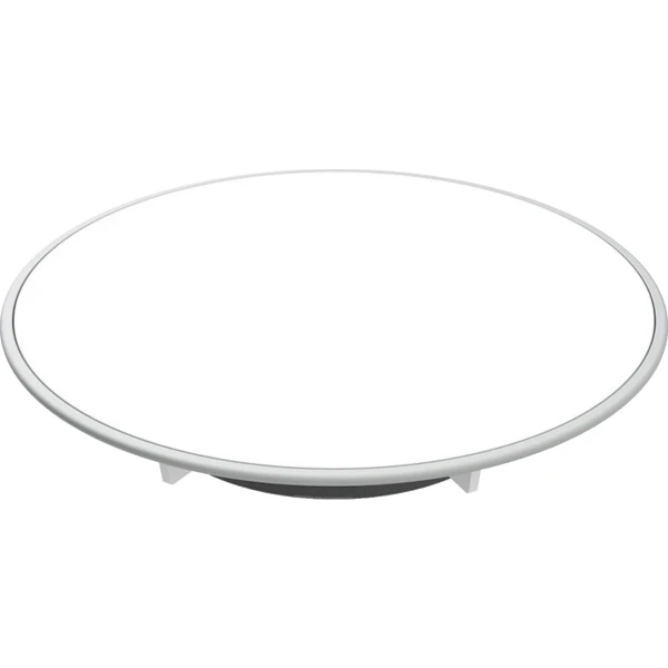 Cache pour ouverture d’évacuation Geberit Split d90 - pour siphon de douche - garde d’eau 30/50 mm - blanche - chromé mat