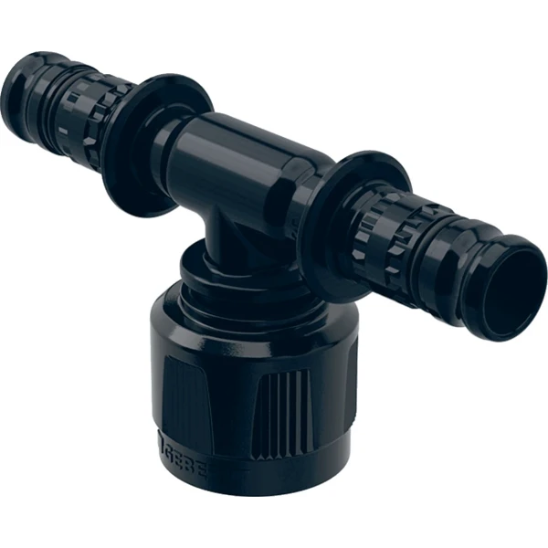Té de transition MasterFix Geberit Mepla - passage - PVDF - d 16mm - RpMF 1/2" - d1 16mm