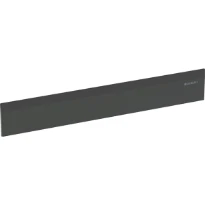Set de finition Geberit pour évacuation murale - recouvrement en matière synthétique - Noir mat