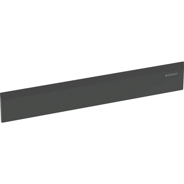 Set de finition Geberit pour évacuation murale - recouvrement en matière synthétique - Noir mat