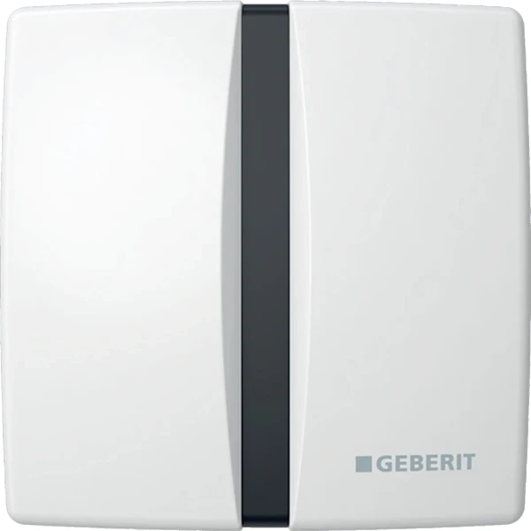 Geberit urinoirsturing met elektronische spoelactivering - netvoeding - afdekplaat van spuitgegoten zink - Alpien wit