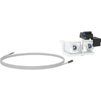 Commande de WC Geberit à déclenchement électronique du rinçage - alimentation par le réseau - rinçage à 2 volumes - pour bouton-poussoir externe