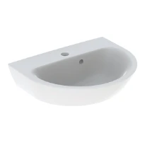 Geberit Renova lave-mains 500 x 400 mm - blanc KeraTect - avec trou de robinet - avec trop-plein