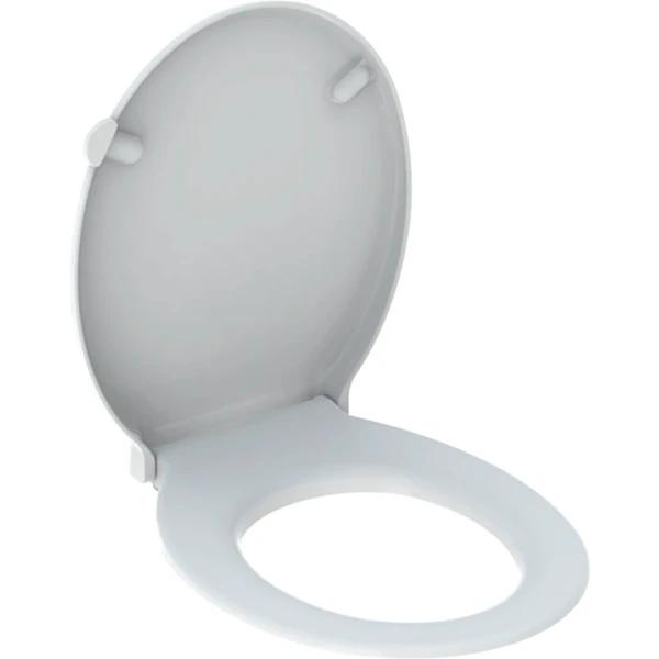 Siège de WC Geberit Renova Comfort logement accessible - antibactérien - fixation par le haut - Mécanisme softclose Non - Fixation Par le haut - Blanc