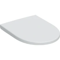 Abattant WC Geberit iCon - Mécanisme softclose Oui - Charnières Quick Release Verrouillable - Fixation Par le haut - Blanc