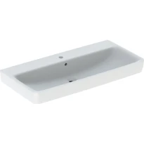Geberit Renova Plan lavabo 1000 x 480 mm - blanc - avec trou de robinet - avec trop-plein